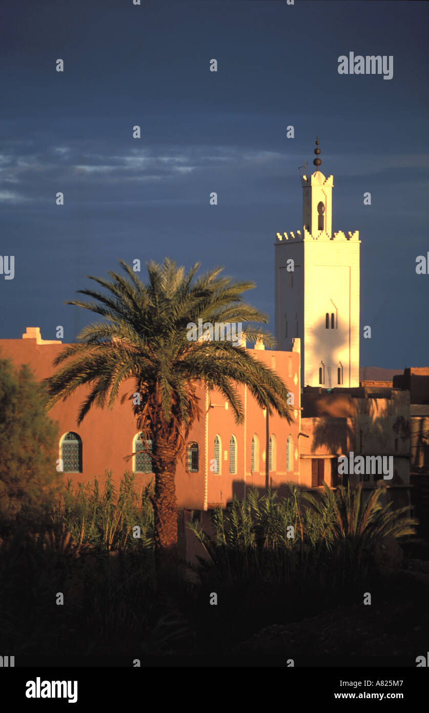 Il Marocco, area di Ouarzazate, casba Taourirt Foto Stock