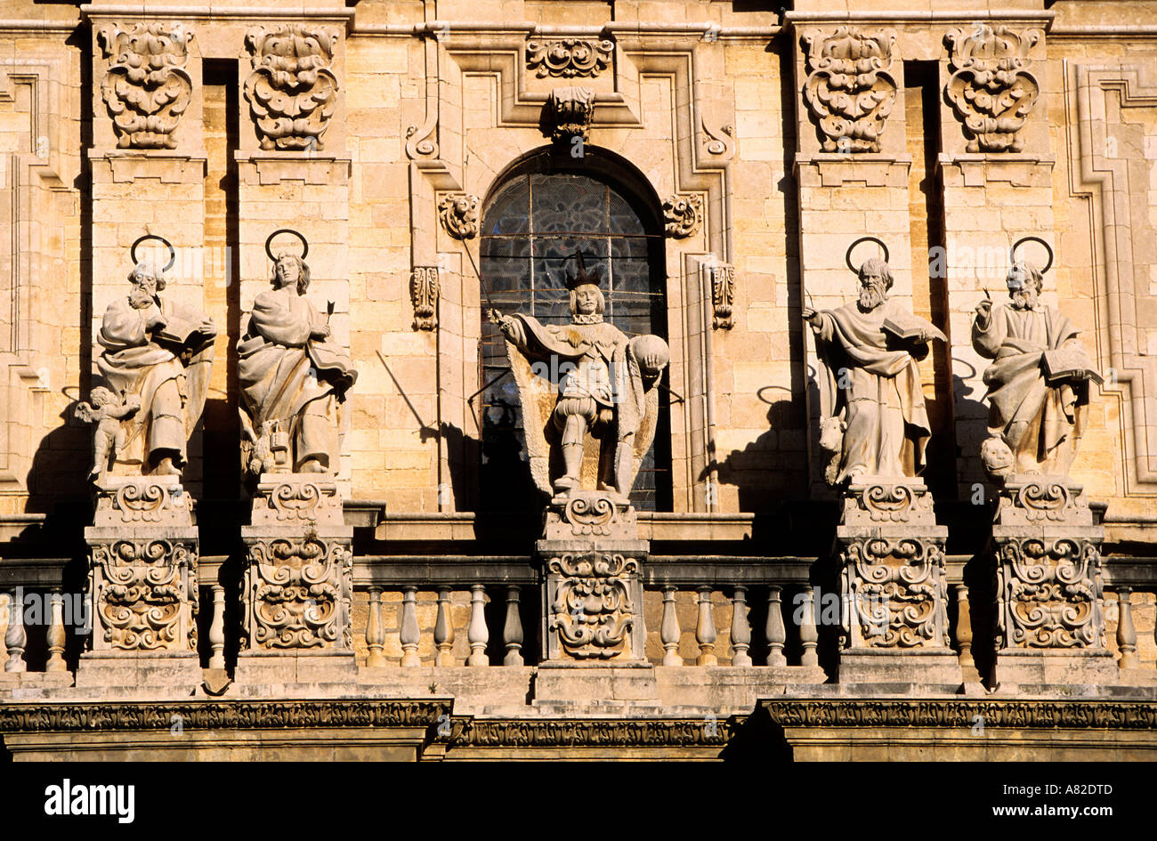 Spagna, Andalusia, Jaen, dettagli della cattedrale Foto Stock