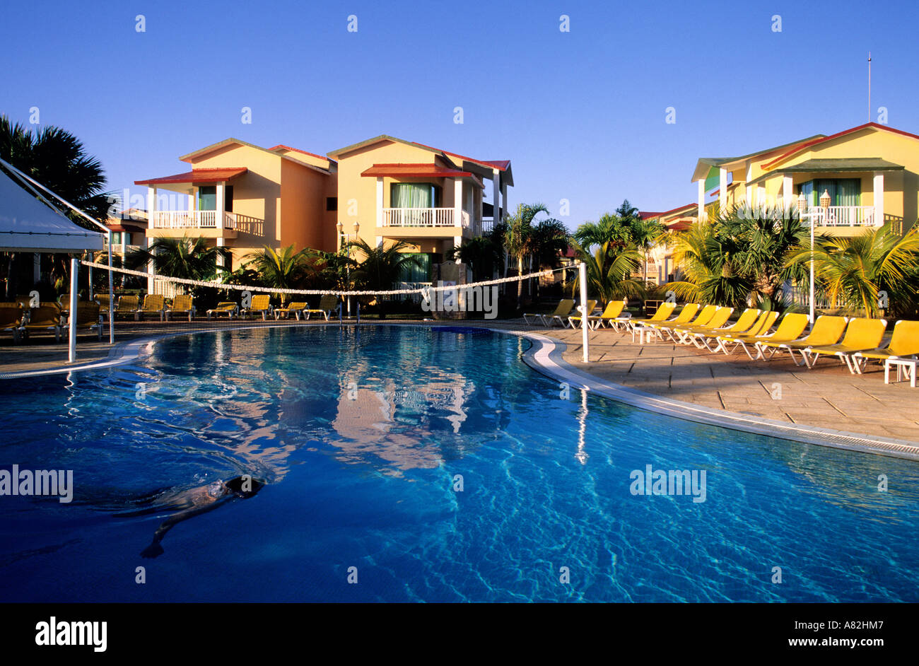 Cuba, provincia di Matanzas, spiaggia di Varadero (la principale località di mare) Iberostar Tainos hotel Foto Stock