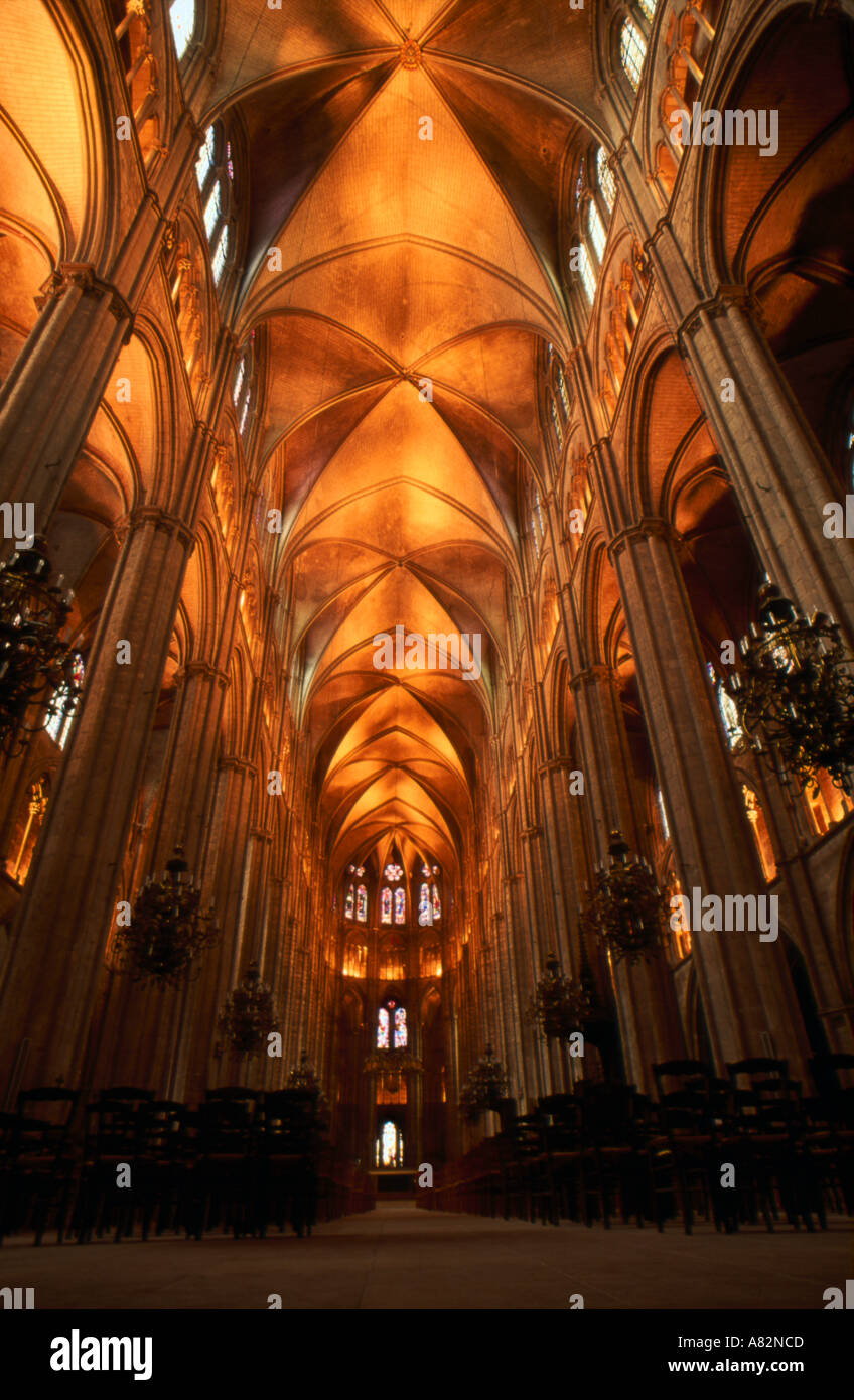 St Stephen s nella cattedrale di Bourges Francia Foto Stock