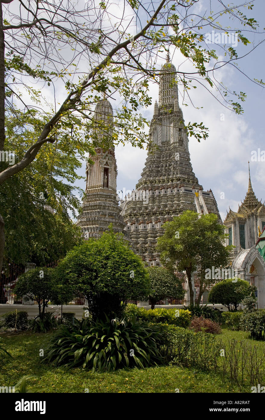 Wat Arun Bangkok in Thailandia Foto Stock