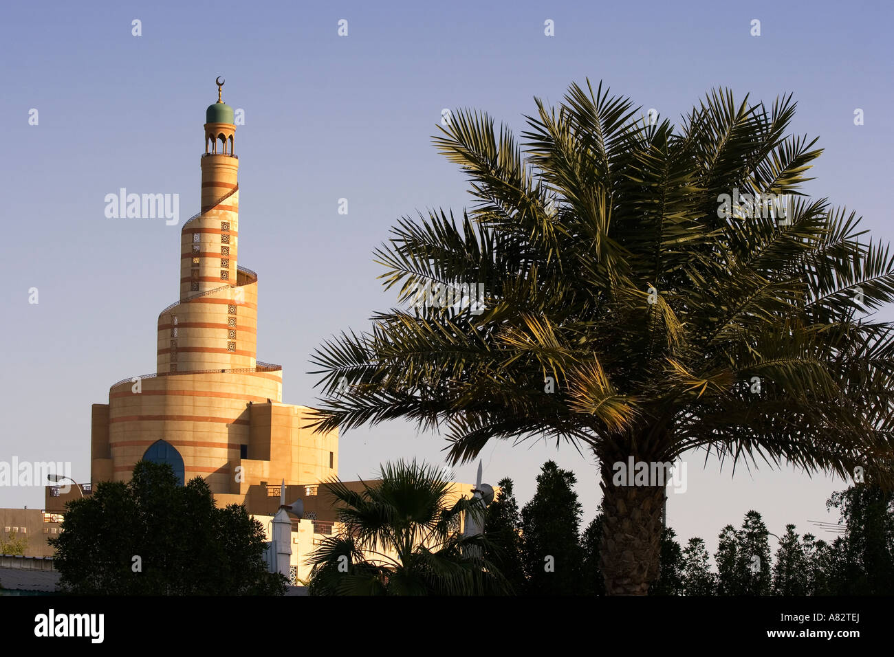 Il Qatar Doha moschea principale Foto Stock
