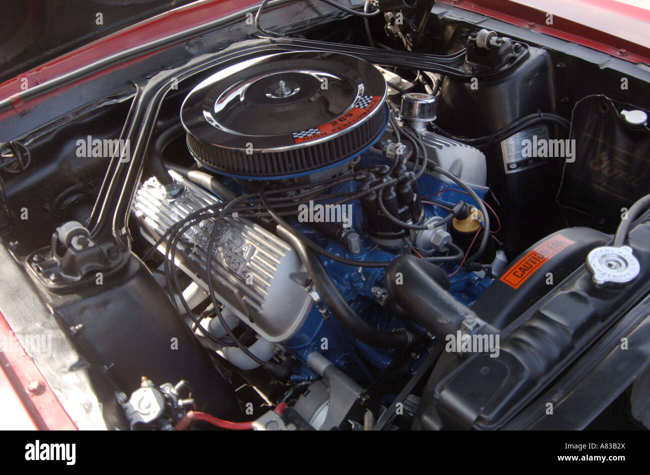 Ford Mustang V8 motore benzina Foto Stock