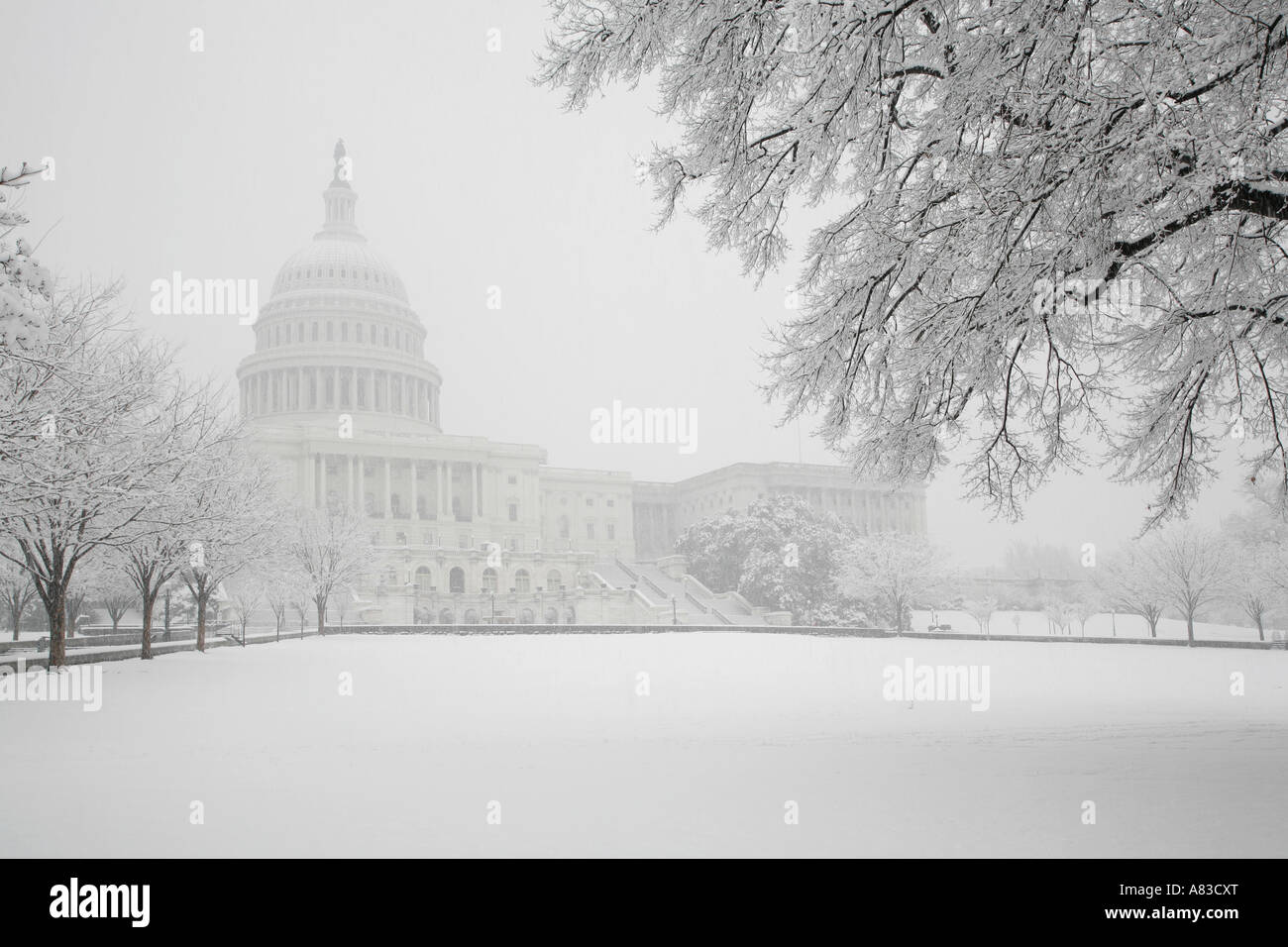Washington dc con la neve immagini e fotografie stock ad alta risoluzione - Alamy