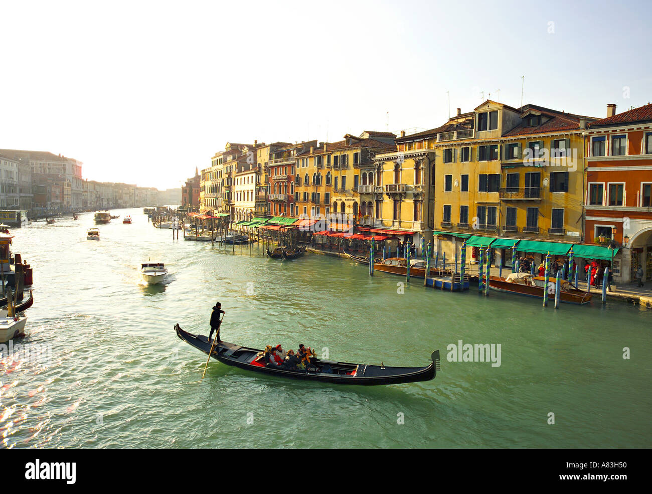 Grand Canal, Venezia, Italia Foto Stock