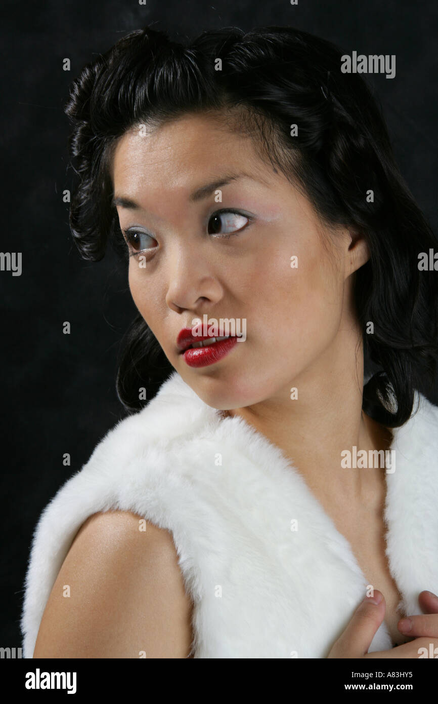 Marianne Cheesecake Burlesque Performer Foto Stock