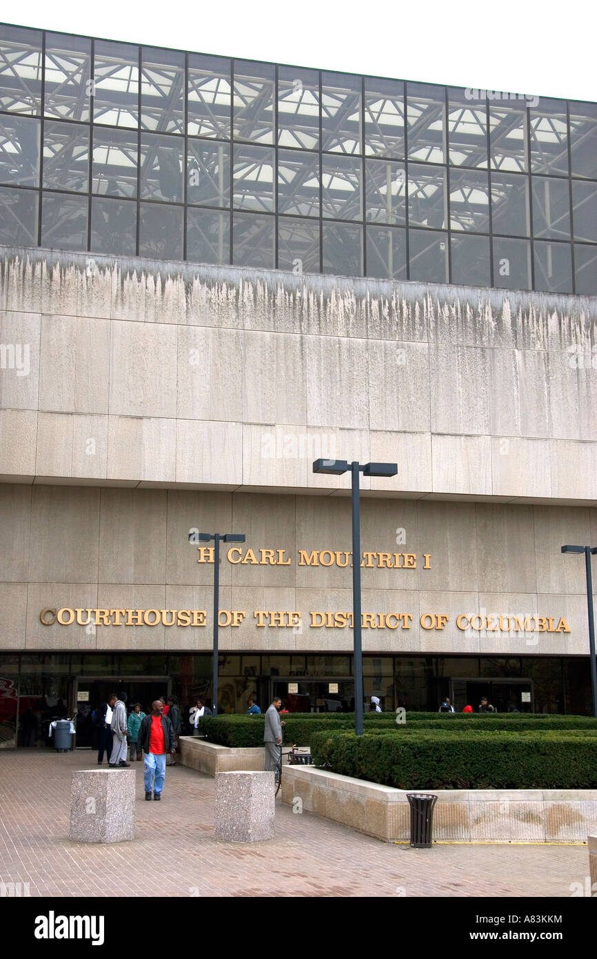 Tribunale del Distretto di Columbia a Washington Foto Stock