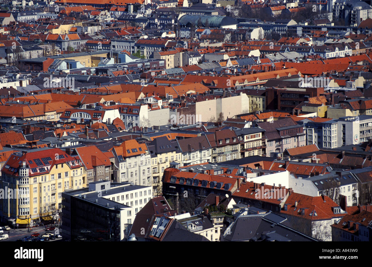 Germania Berlino vista sulla città Foto Stock