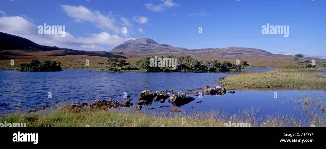 Inchnadamph Canisp Assynt Sutherland Highlands scozzesi UK GPAN 0073 Foto Stock