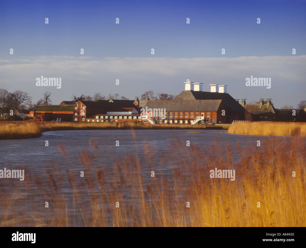 Snape Maltings vicino a Aldeburgh Suffolk England Regno Unito Foto Stock