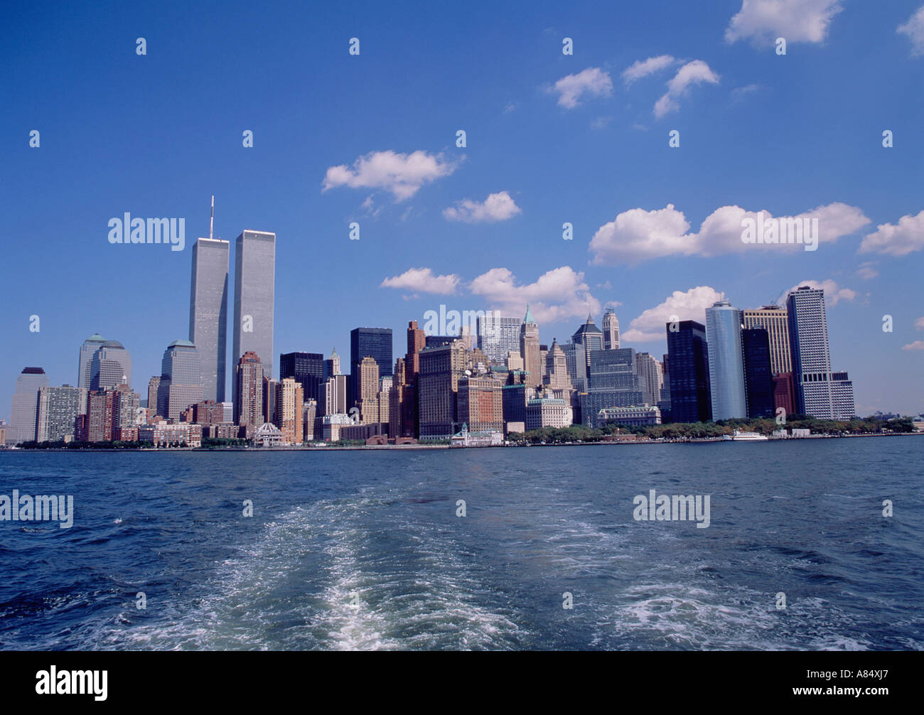Stati Uniti d'America New York New York City Pre 2001 09 11 Foto Stock