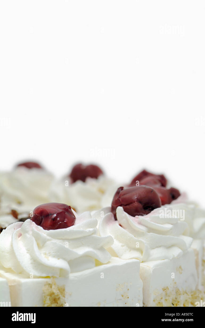 Abstract di Black Forest Gateau torta Foto Stock