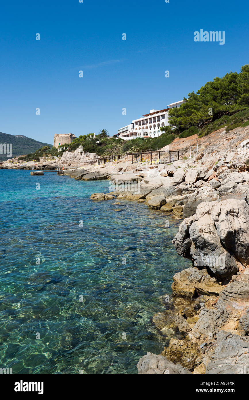 Hotel El Faro, Alghero, Sardegna, Italia Foto Stock