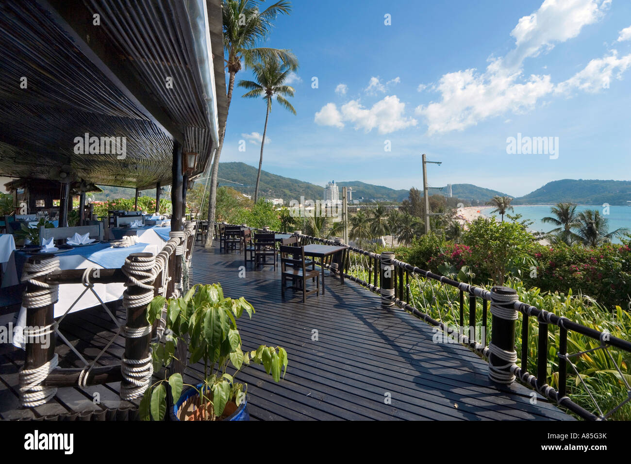 Fisherman's Cove Restaurant presso il Novotel Coralia Phuket, Patong, Phuket Thailandia Foto Stock