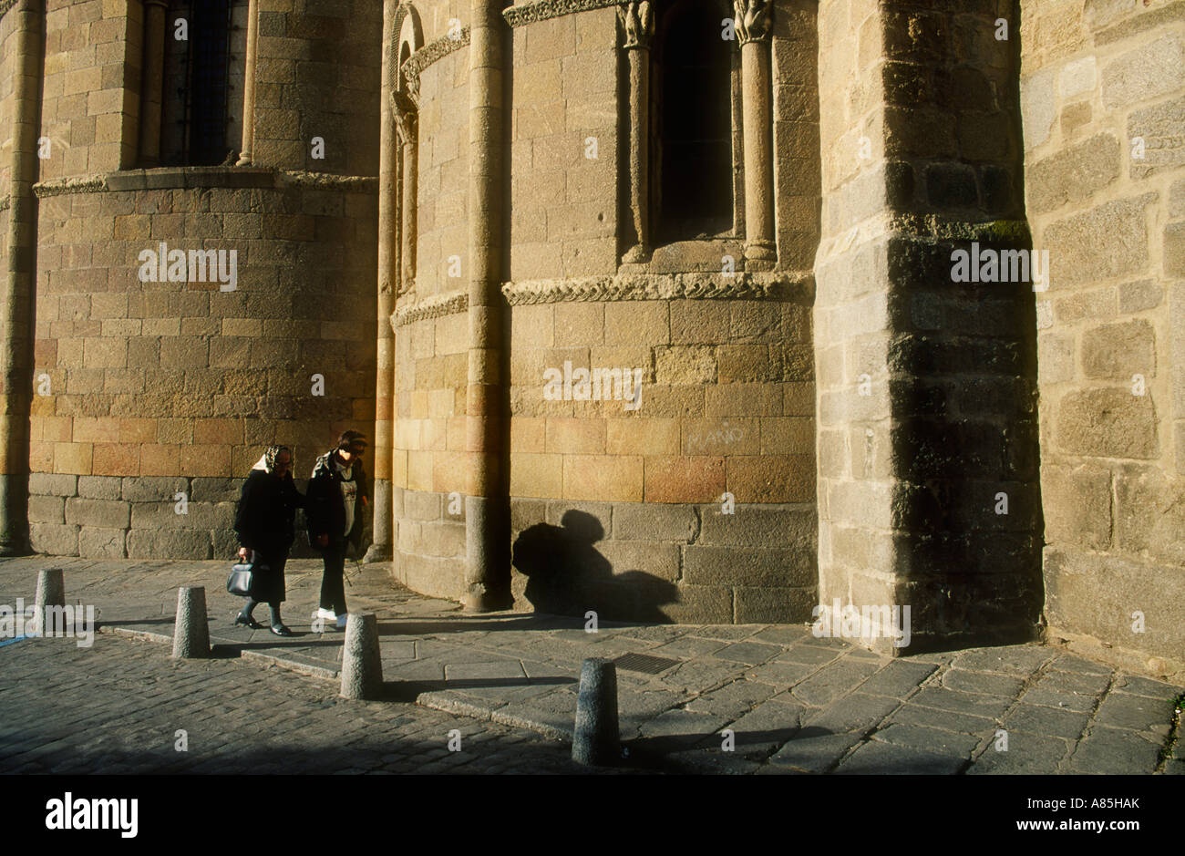 AVILA SPAGNA, mura medievali Foto Stock