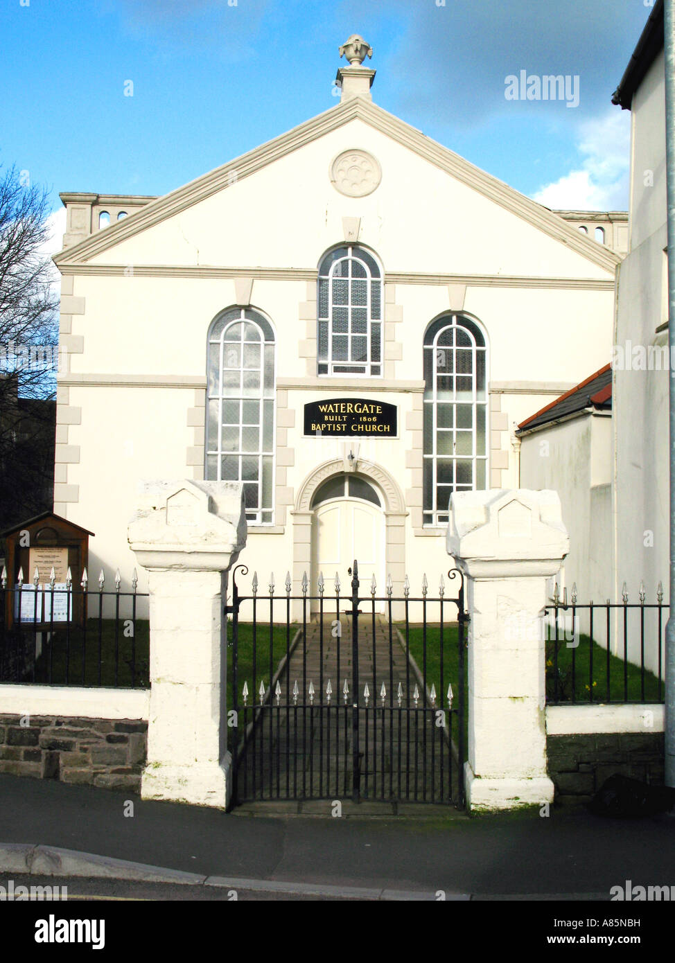 Watergate Battista cappella costruita 1806 Brecon Galles POWYS REGNO UNITO Foto Stock