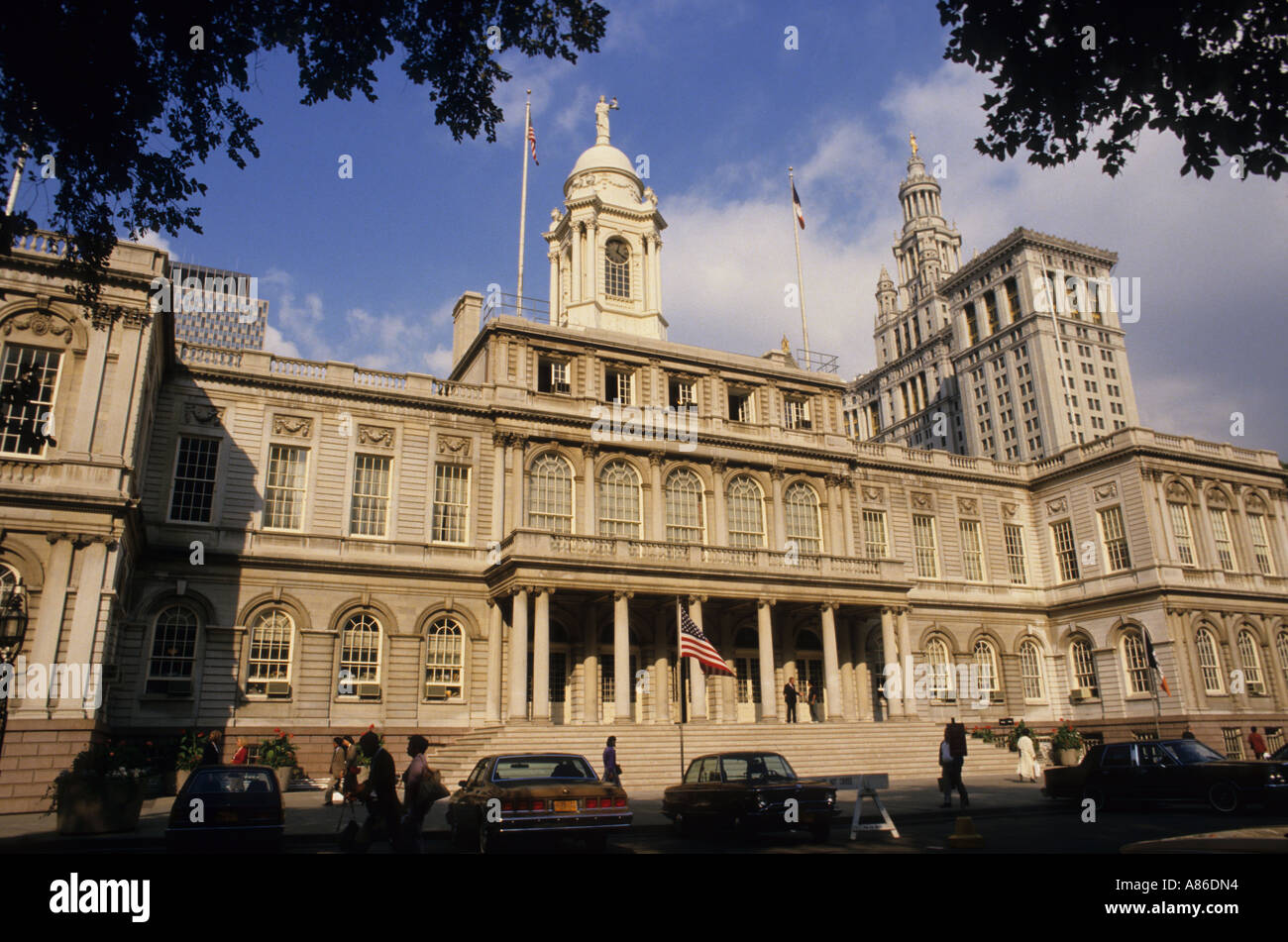 New York City Manhattan corte centrale Casa Foto Stock