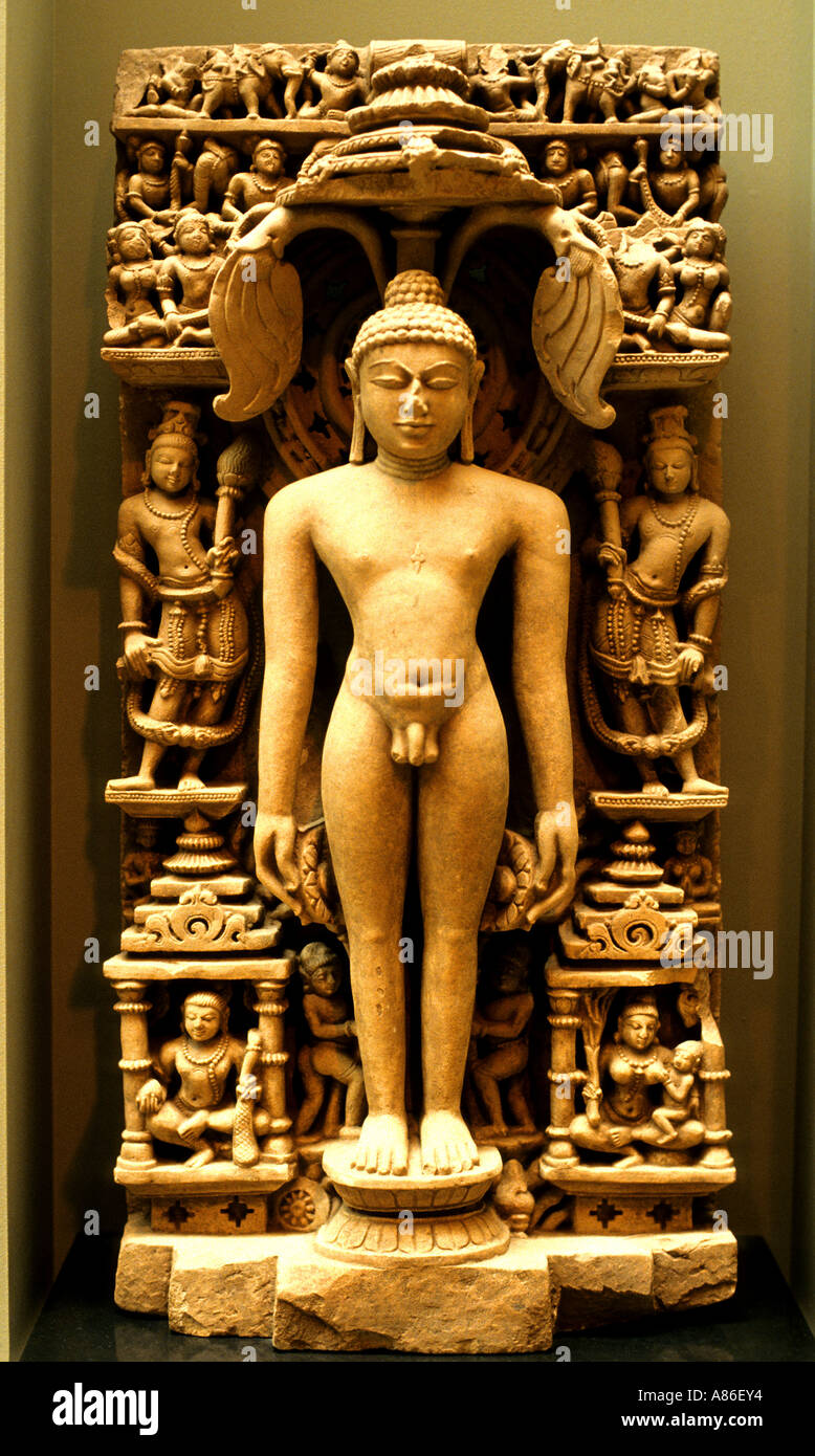 Museo di religione indù Salvatore Jain Neminatha Rajhastan 10ty xi India indiano Foto Stock Museo di religione indù Salvatore Jain Neminatha Rajhastan 10ty xi India indiano Foto Stock