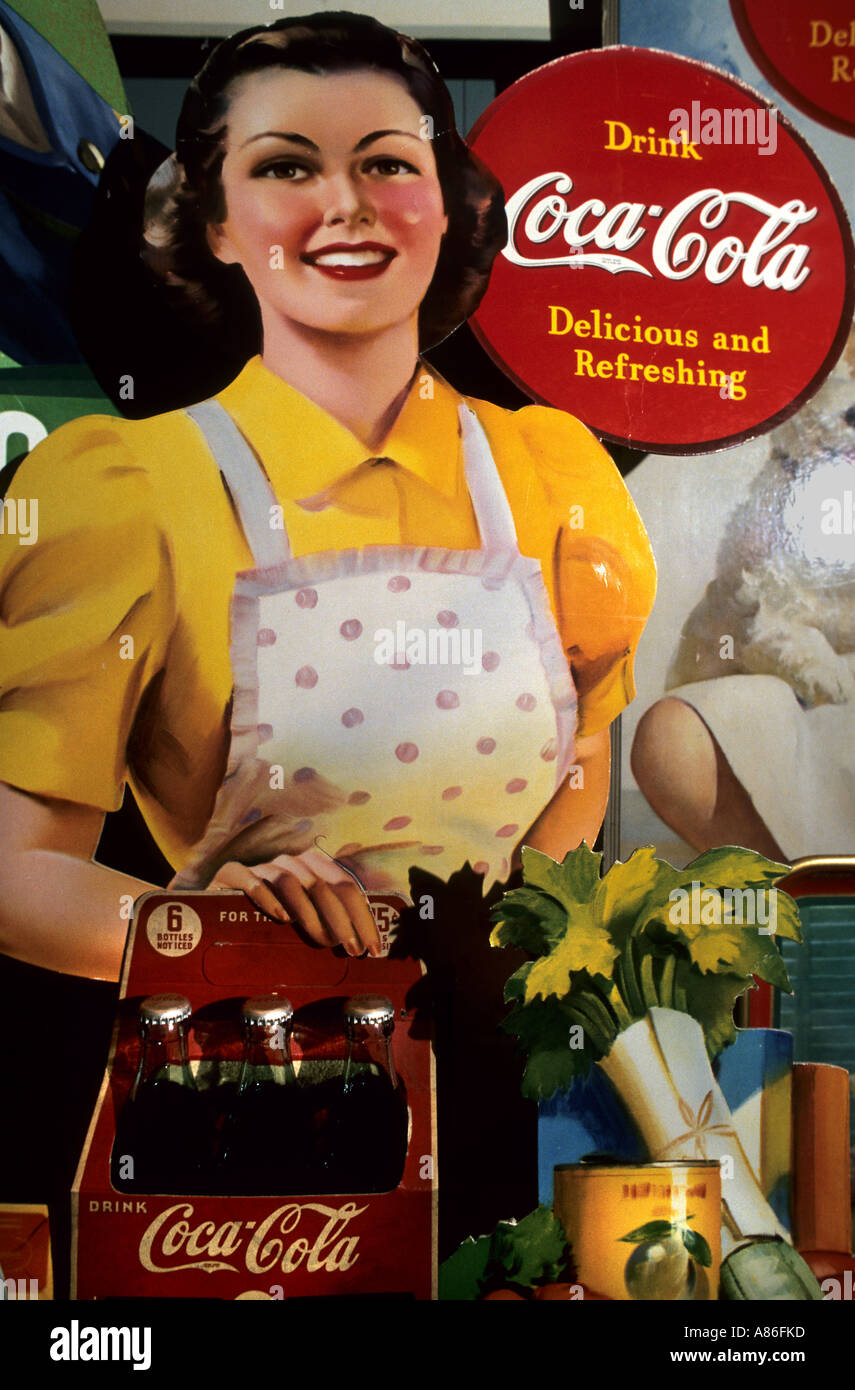 Mondo di Coca Cola Museo di Atlanta in Georgia USA Stati Uniti d'America Foto Stock