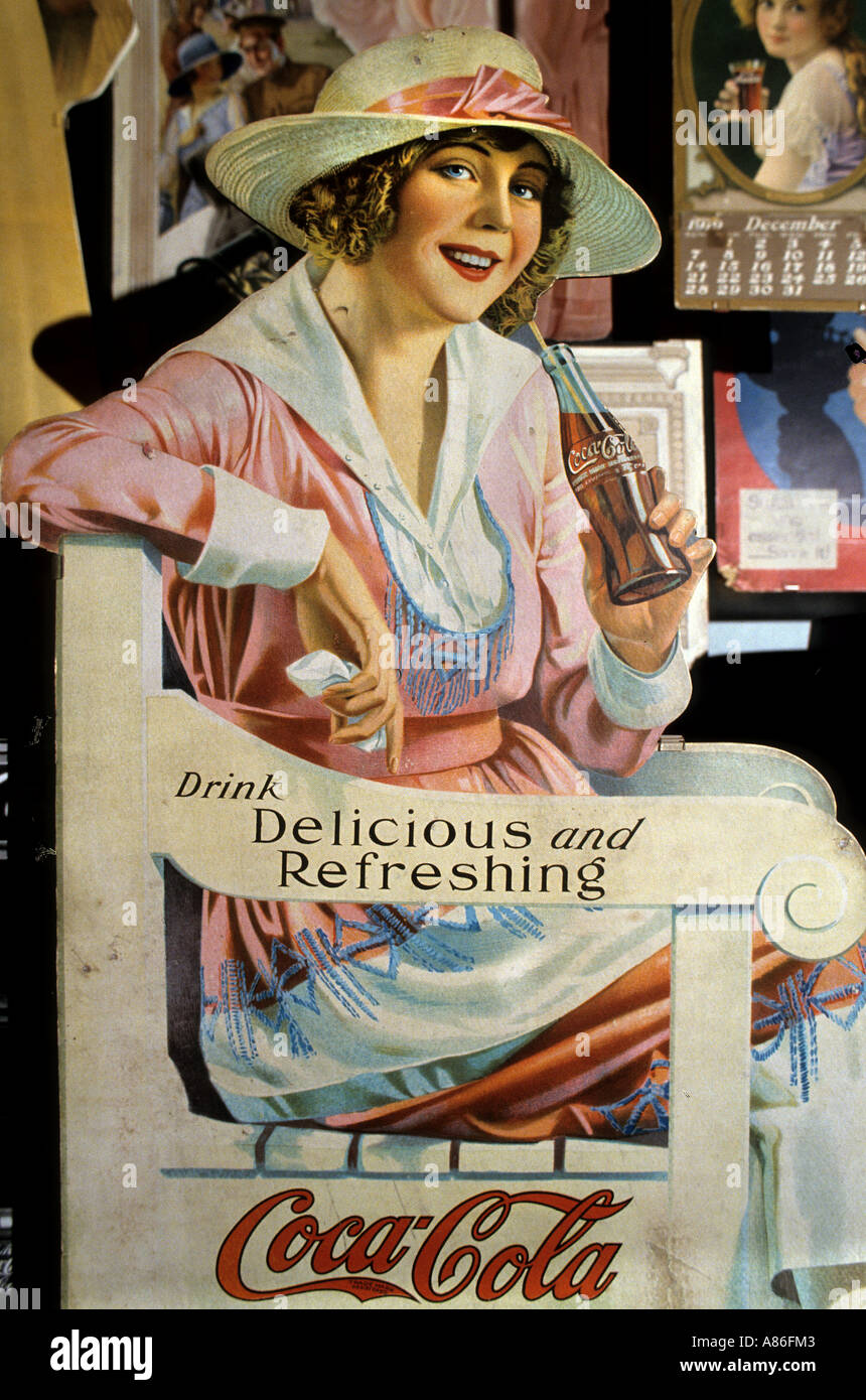 Mondo di Coca Cola Museo di Atlanta in Georgia USA Stati Uniti d'America Foto Stock