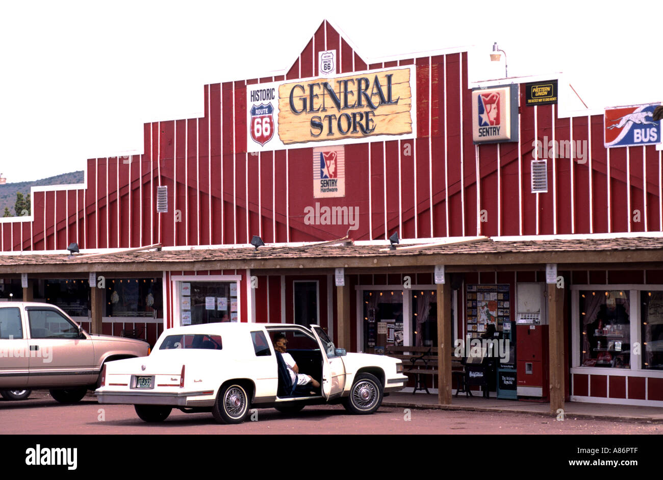 General Store Route 66 Stati Uniti America Autostrada Nazionale Foto Stock