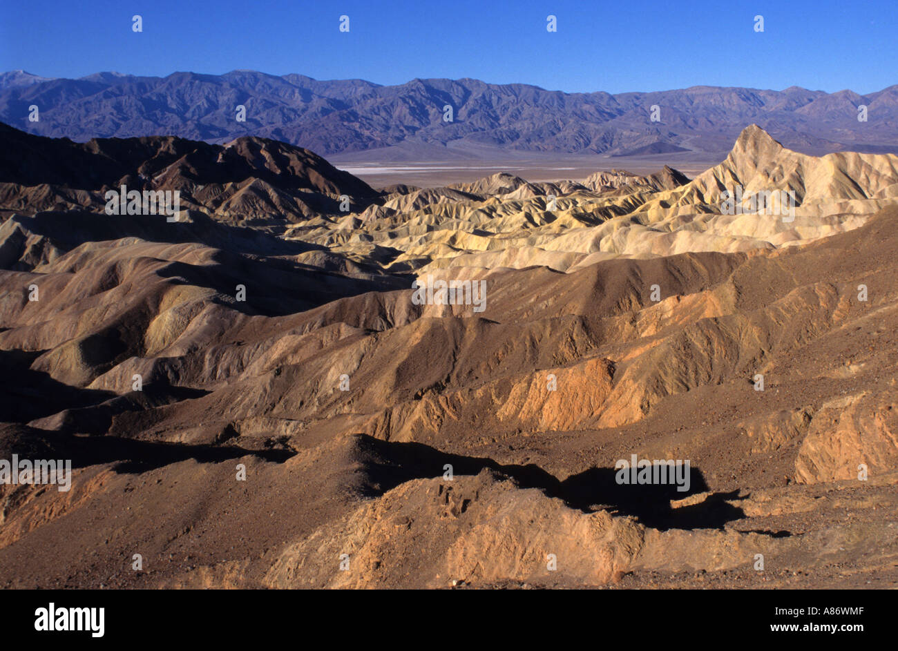 Death Valley Sierra Nevada California dune di sabbia Foto Stock