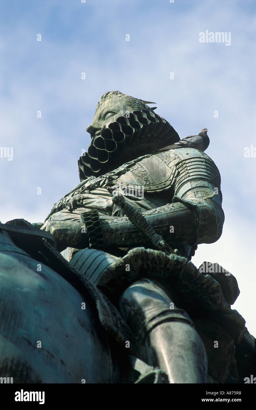 Plaza Mayor Madrid Spagna Foto Stock