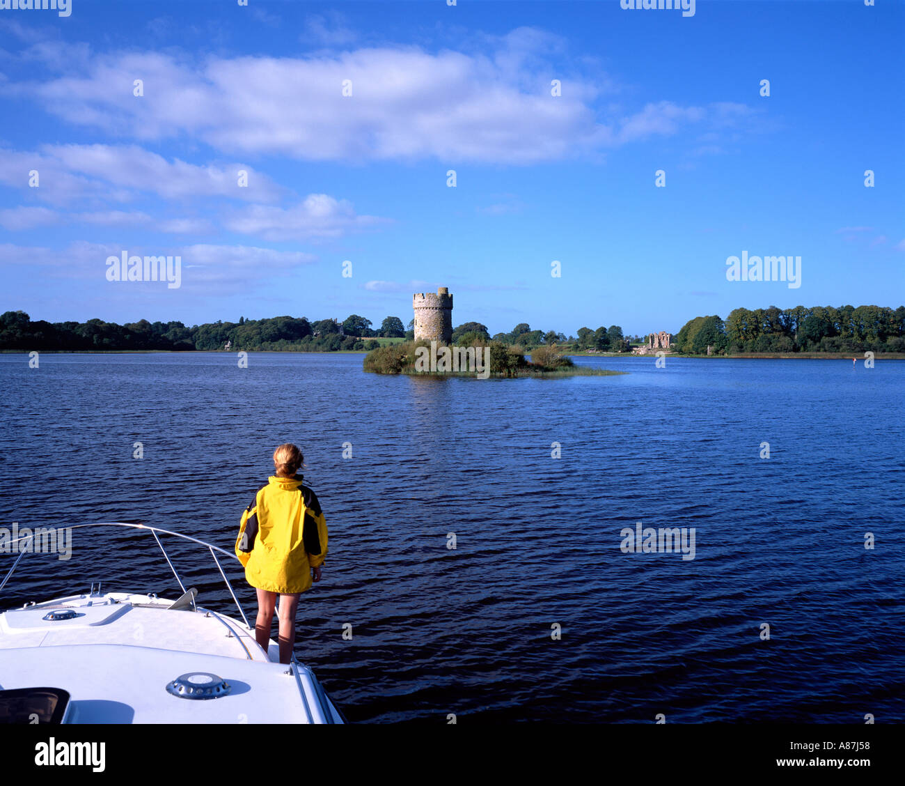Crom Castle, Co. Fermanagh, Irlanda del Nord Foto Stock