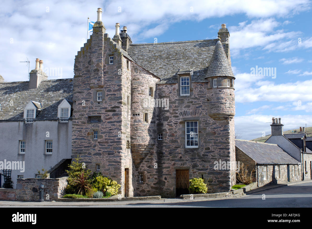 Il castello di Fordyce Banff-shire Grampian Regione Scozia UK Foto Stock