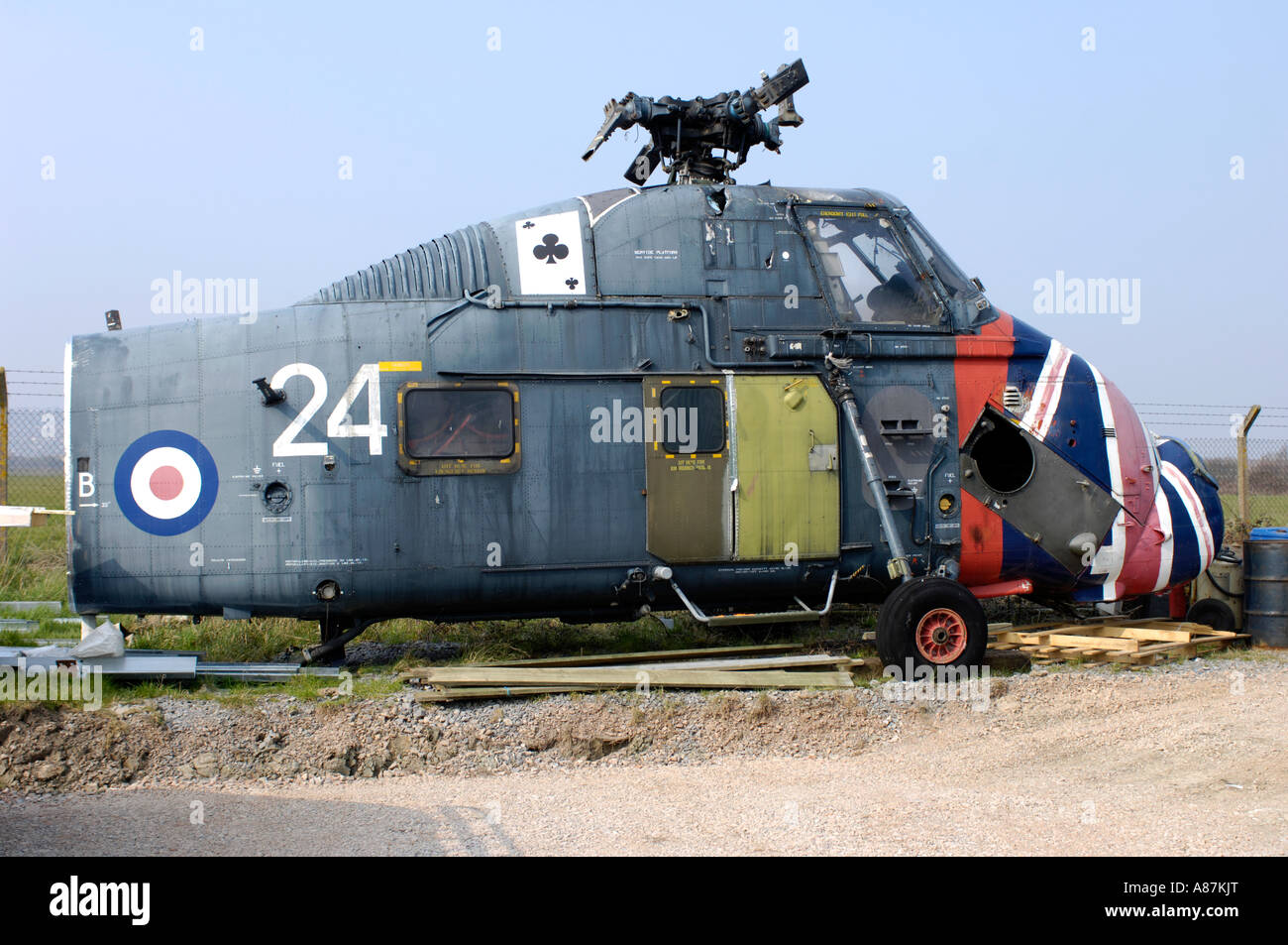 Westland Helicopter Museum Weston-super-Mare Somerset Inghilterra Foto Stock
