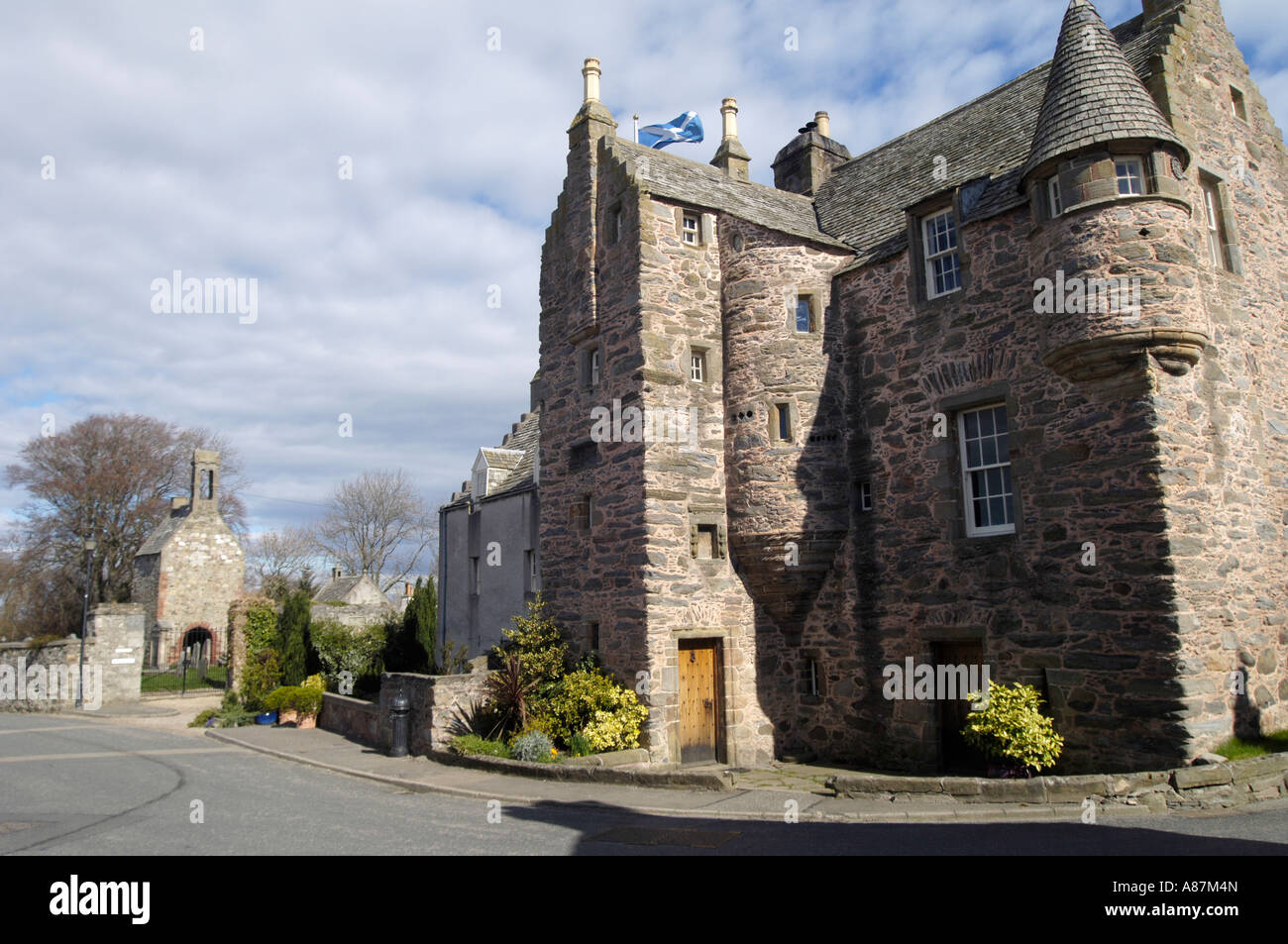 Il castello di Fordyce Grampian situato nel centro del villaggio di Fordyce è spesso trascurato dai visitatori a nord est della Scozia Foto Stock