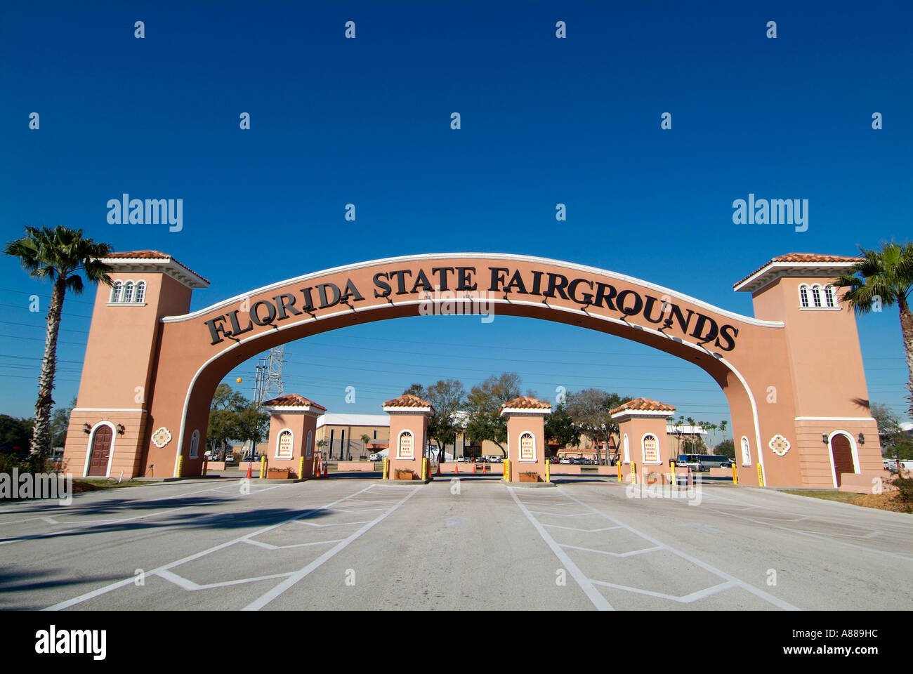 Florida State Fair Grounds a Tampa Florida FL Foto Stock