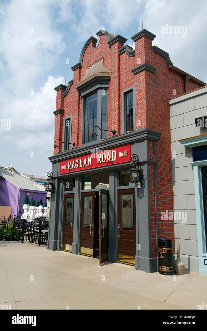 Disney Downtown un centro commerciale creato da Disney World e situato nell'area del parco a tema situato in Orlando Florida FL Foto Stock