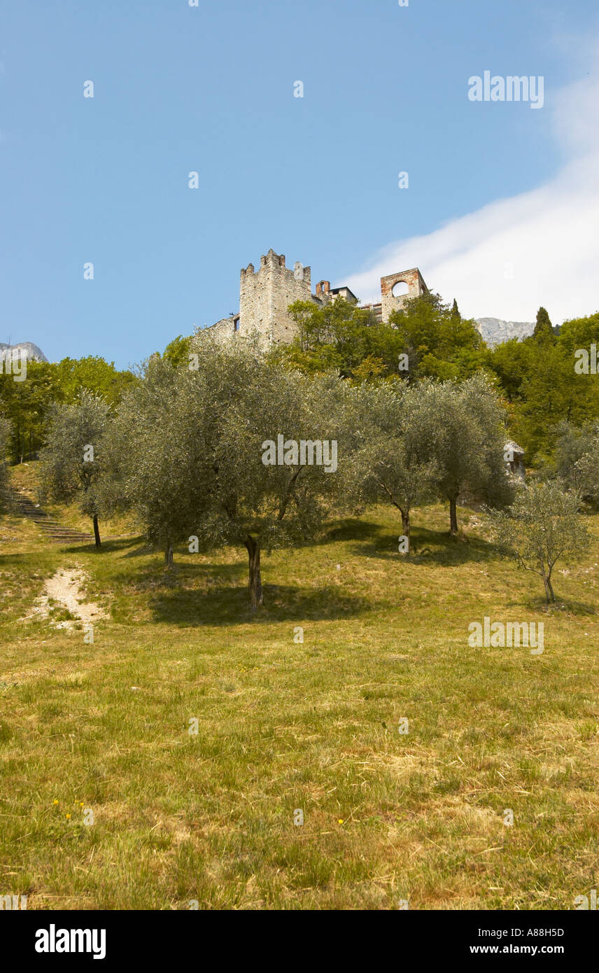 Castello di Avio Rovereto Italia Foto Stock