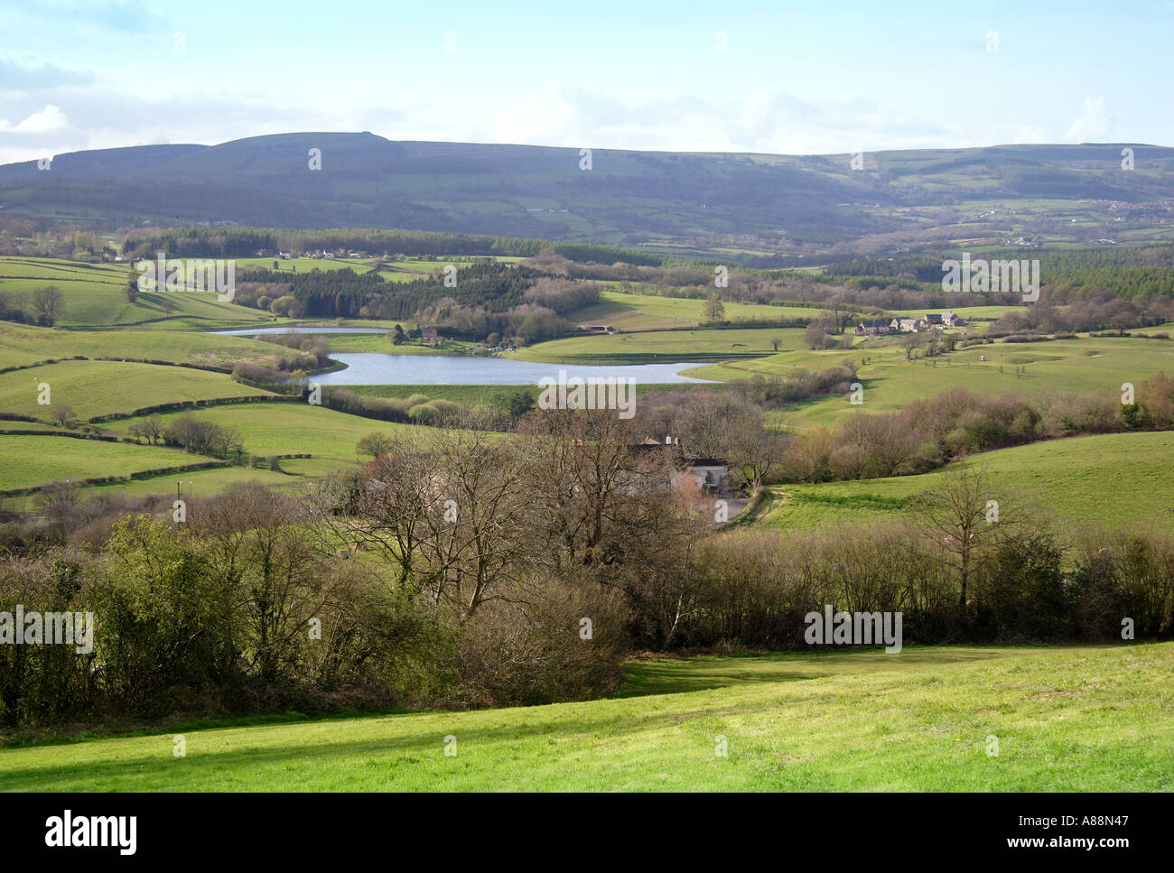 Panorama da Ridgeway Newport South East Wales Foto Stock