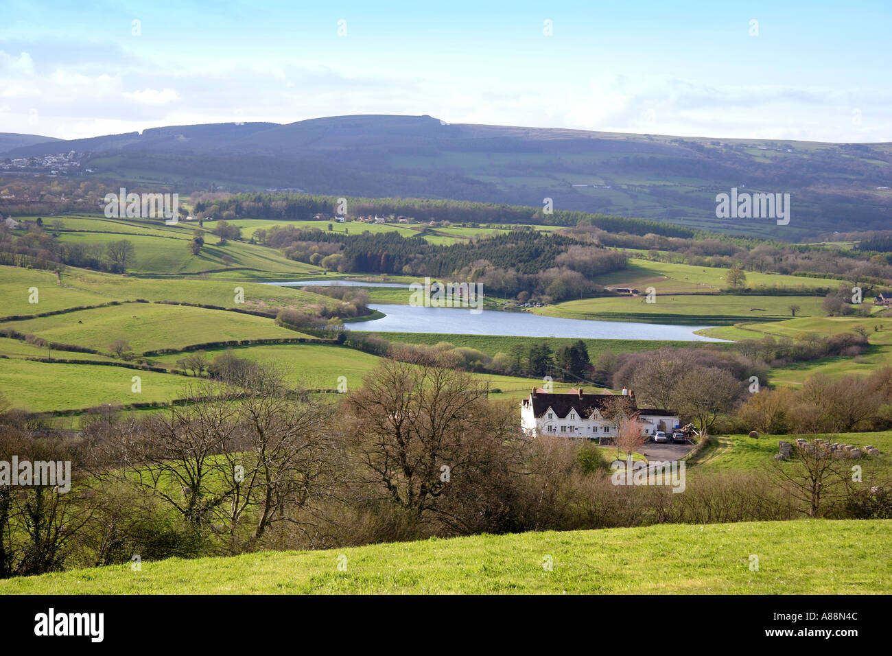 Panorama da Ridgeway Newport South East Wales Foto Stock