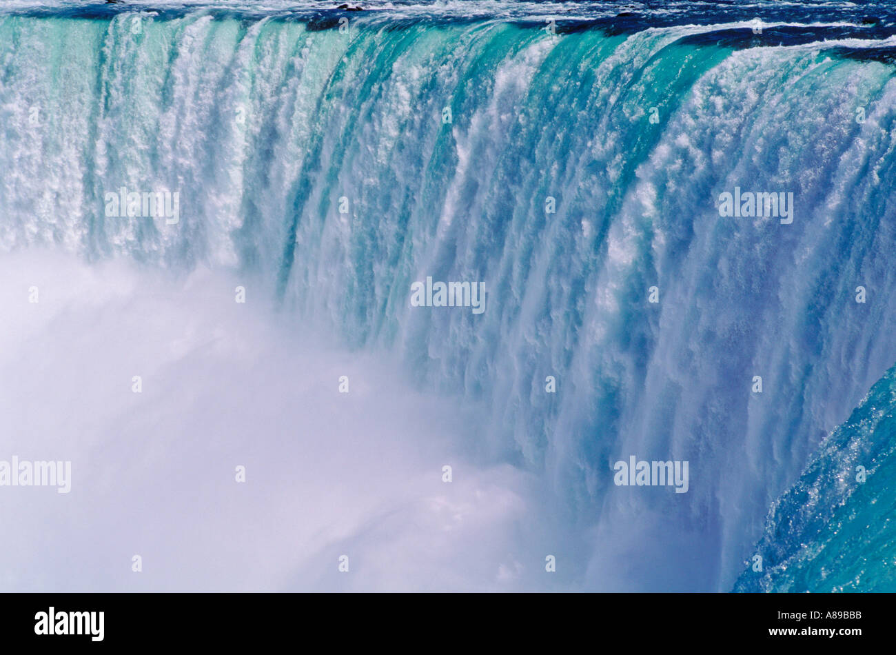 Canada Ontario Cascate del Niagara in prossimità delle Cascate Canadesi Foto Stock