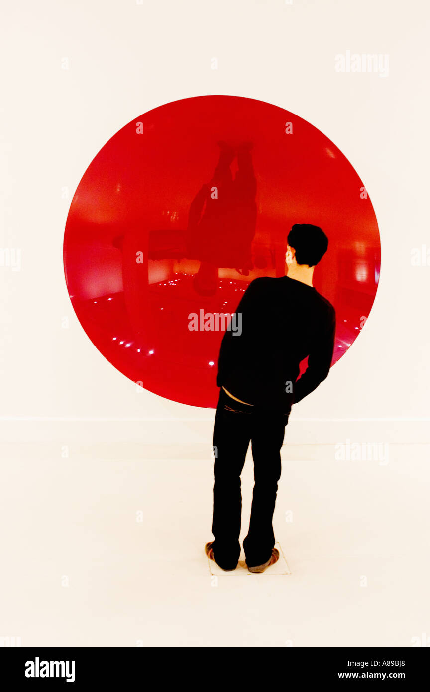 Spagna, Malaga, Arte di Anish Kapoor a CAC Malaga Foto Stock