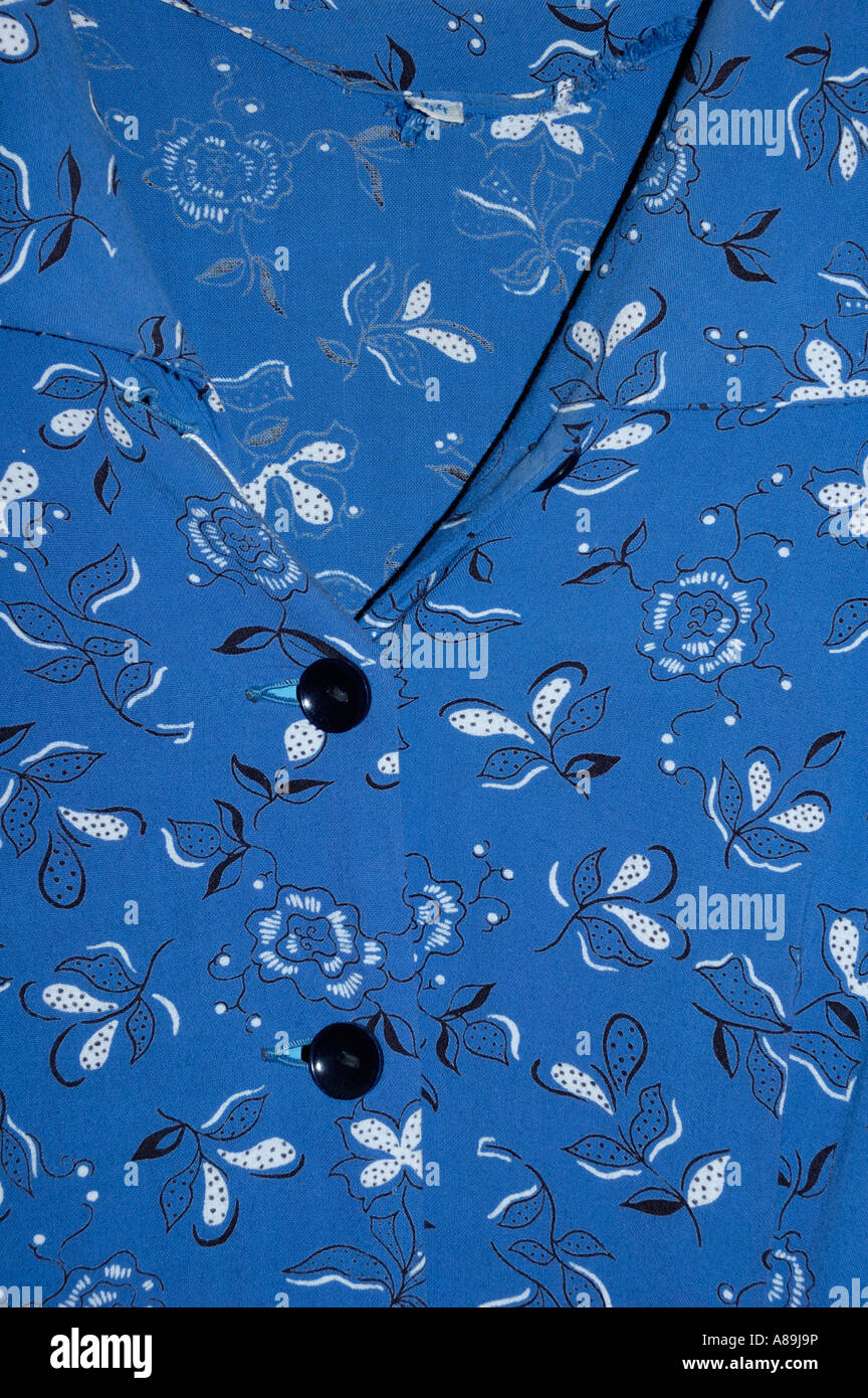 Panno blu Foto Stock