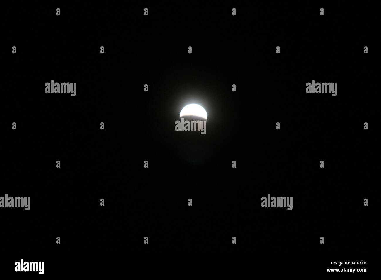 Eclissi lunare Foto Stock