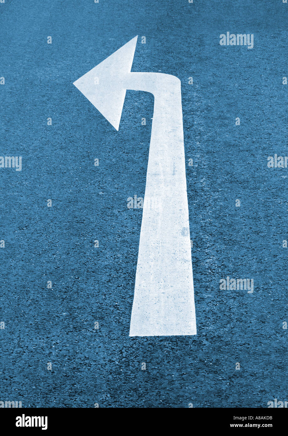 Direzionale Richtungspfeil marcatore Foto Stock