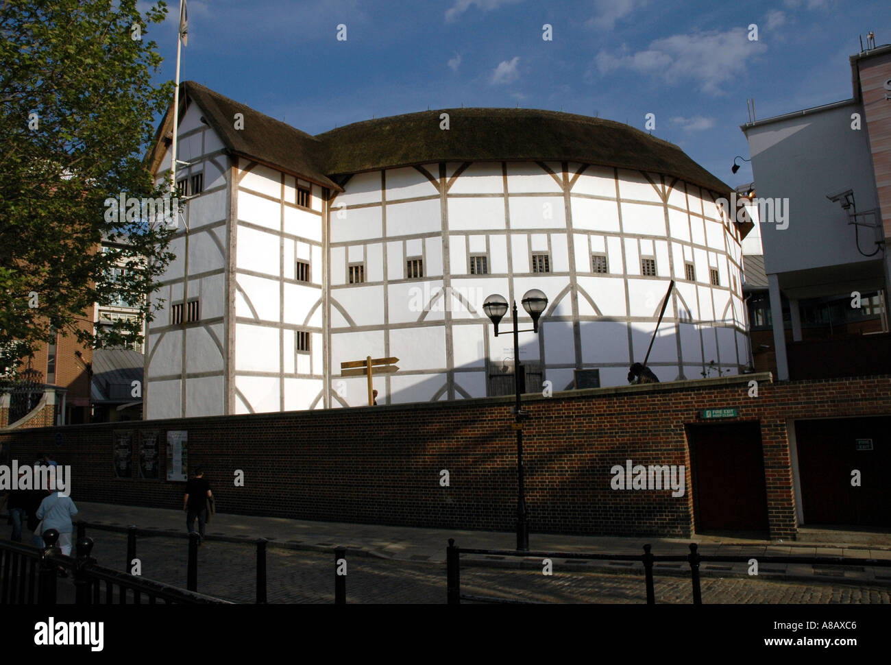 GLOBE Theatre a Londra il South Bank UK Foto Stock
