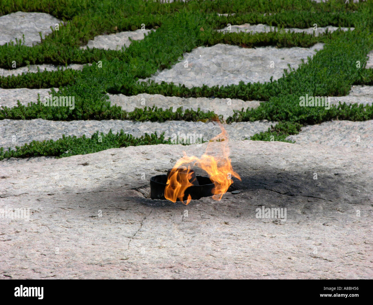 JFK John Fitzgerald Kennedy Presidente luogo di sepoltura Foto Stock