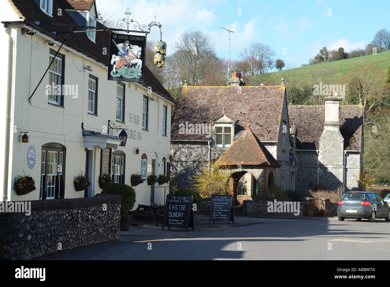 East Meon villaggio in Hampshire Southern England Regno Unito Regno Unito Foto Stock
