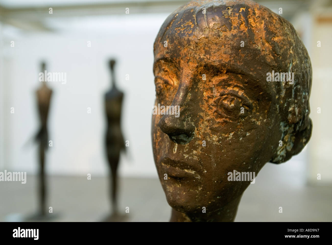 Arte moderna sculture in esposizione al museo-Beelden aan-Zee in Scheveningen fuori Den Hague in Olanda Foto Stock