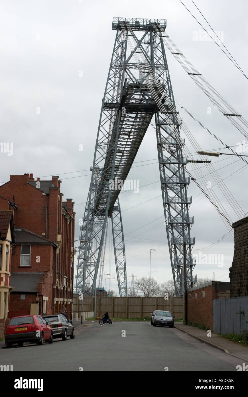 Newport Transporter Bridge gwent nel Galles Foto Stock