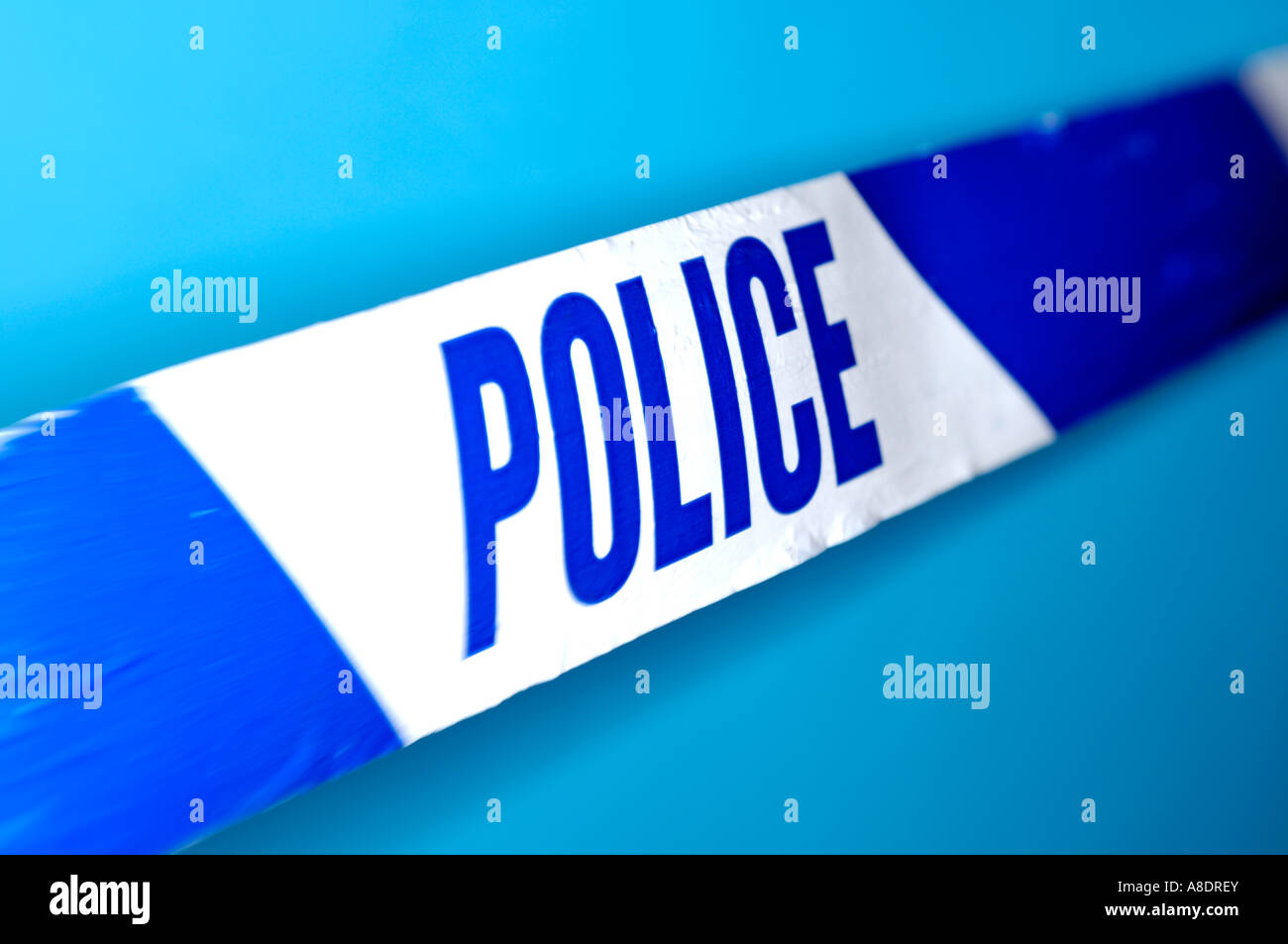 Nastro della polizia Foto Stock