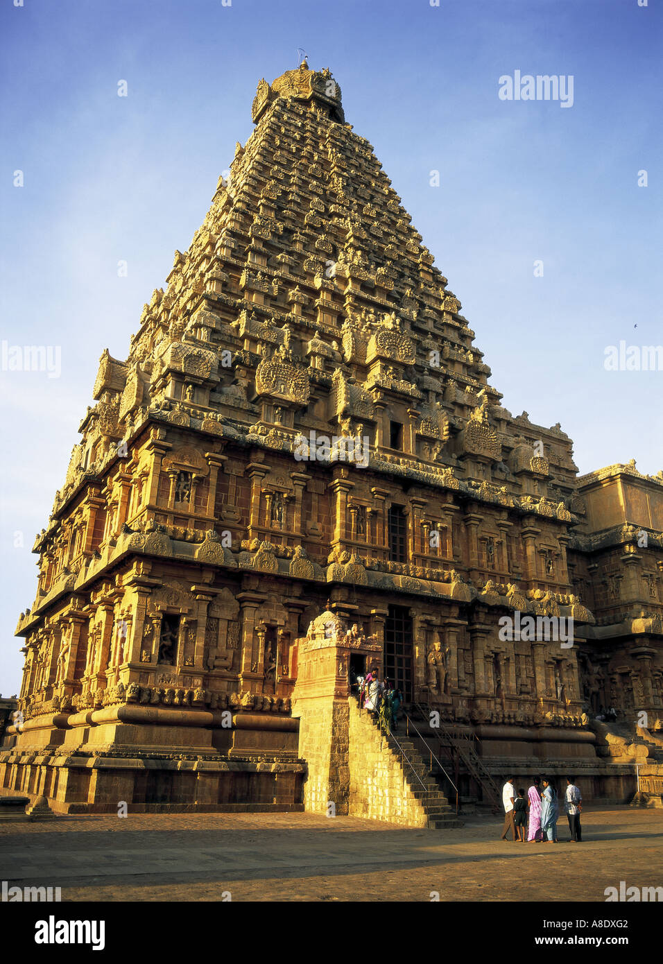 Tempio Brihadeeswara Thanjavur Tamil Nadu India Foto Stock