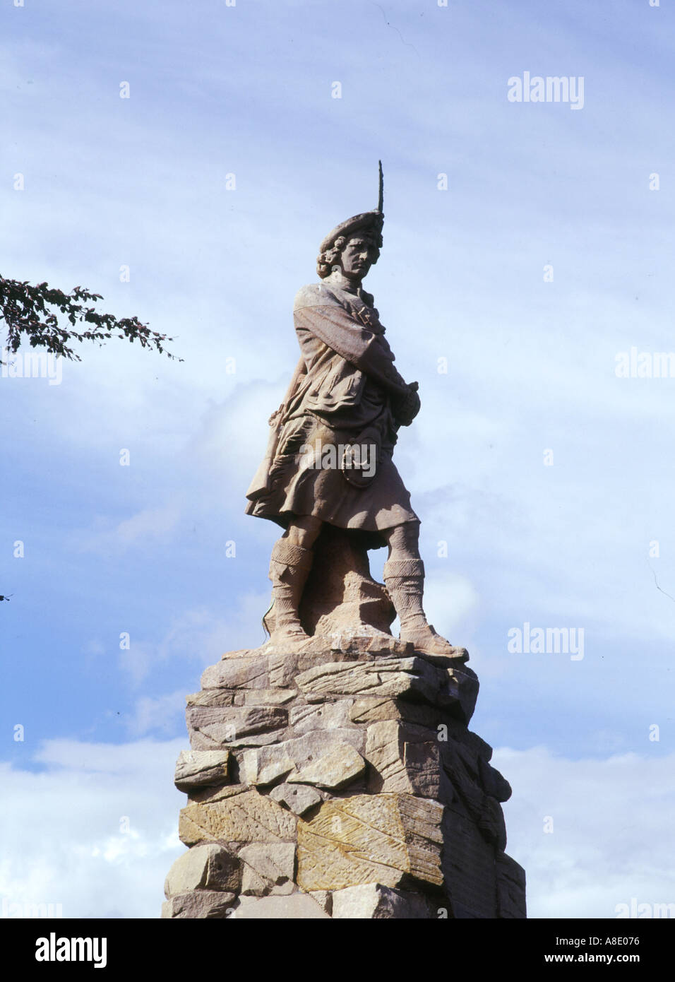 dh ABERFELDY PERTHSHIRE Black Watch Memorial scottish monumenti storici delle Highlands monumento militare scozia Foto Stock