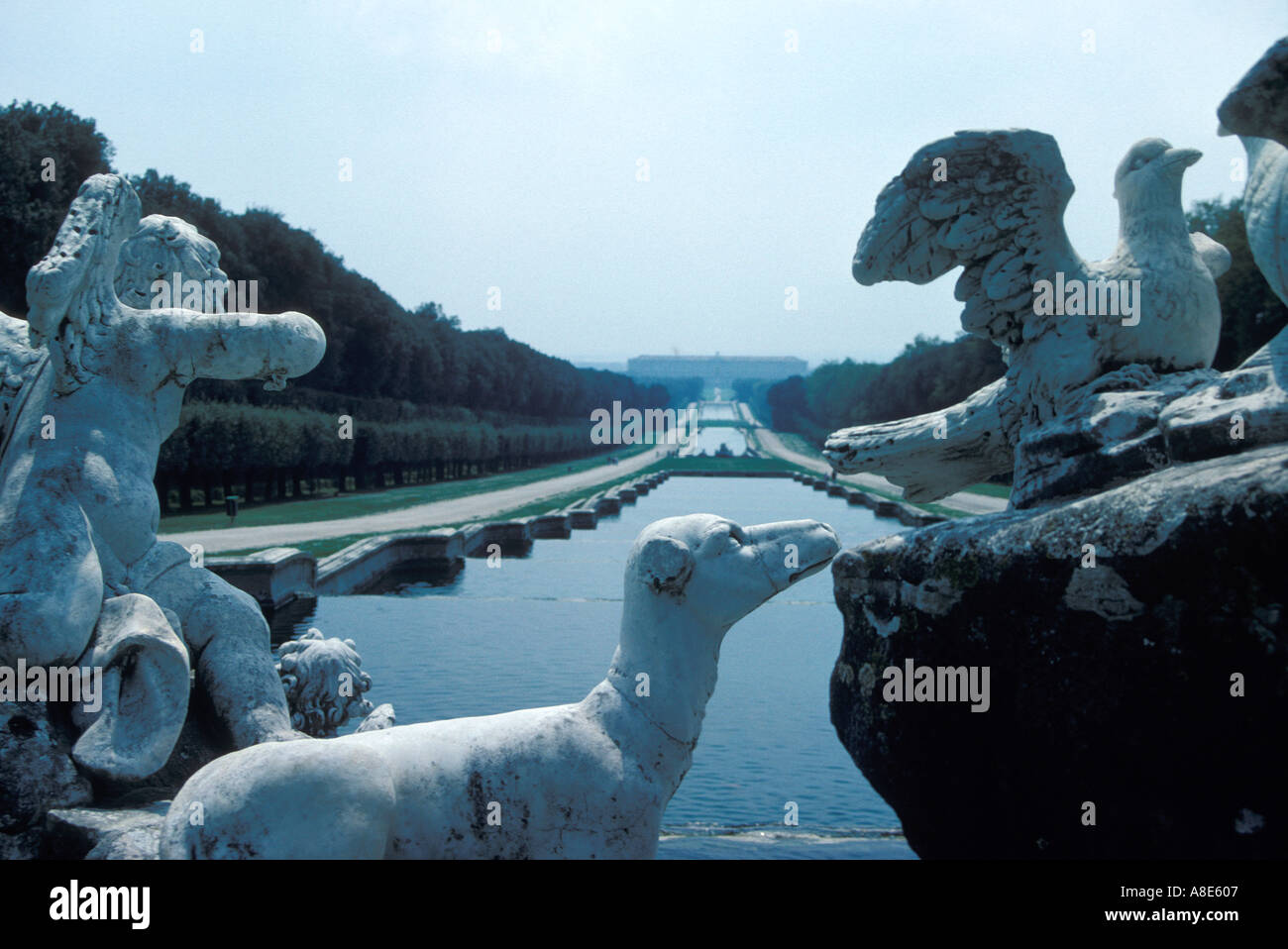 La scultura a Caserta vicino a Napoli Foto Stock